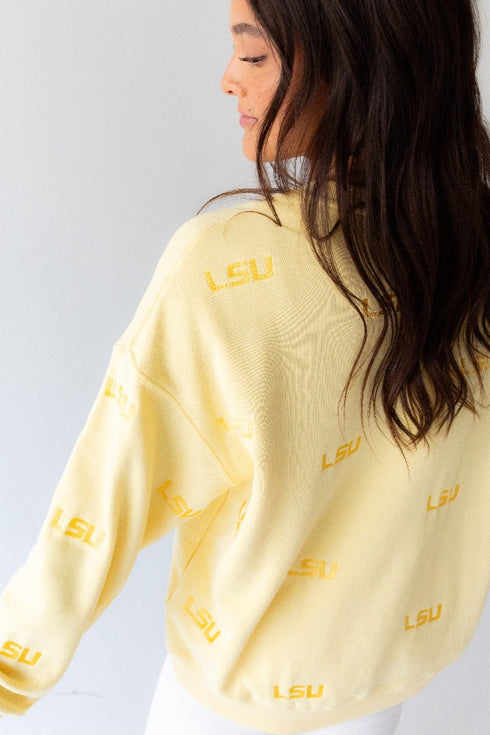 LSU Ritter Repeat Lantern Sleeve Crew